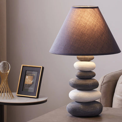 Ceramics Stacked Table Lamp