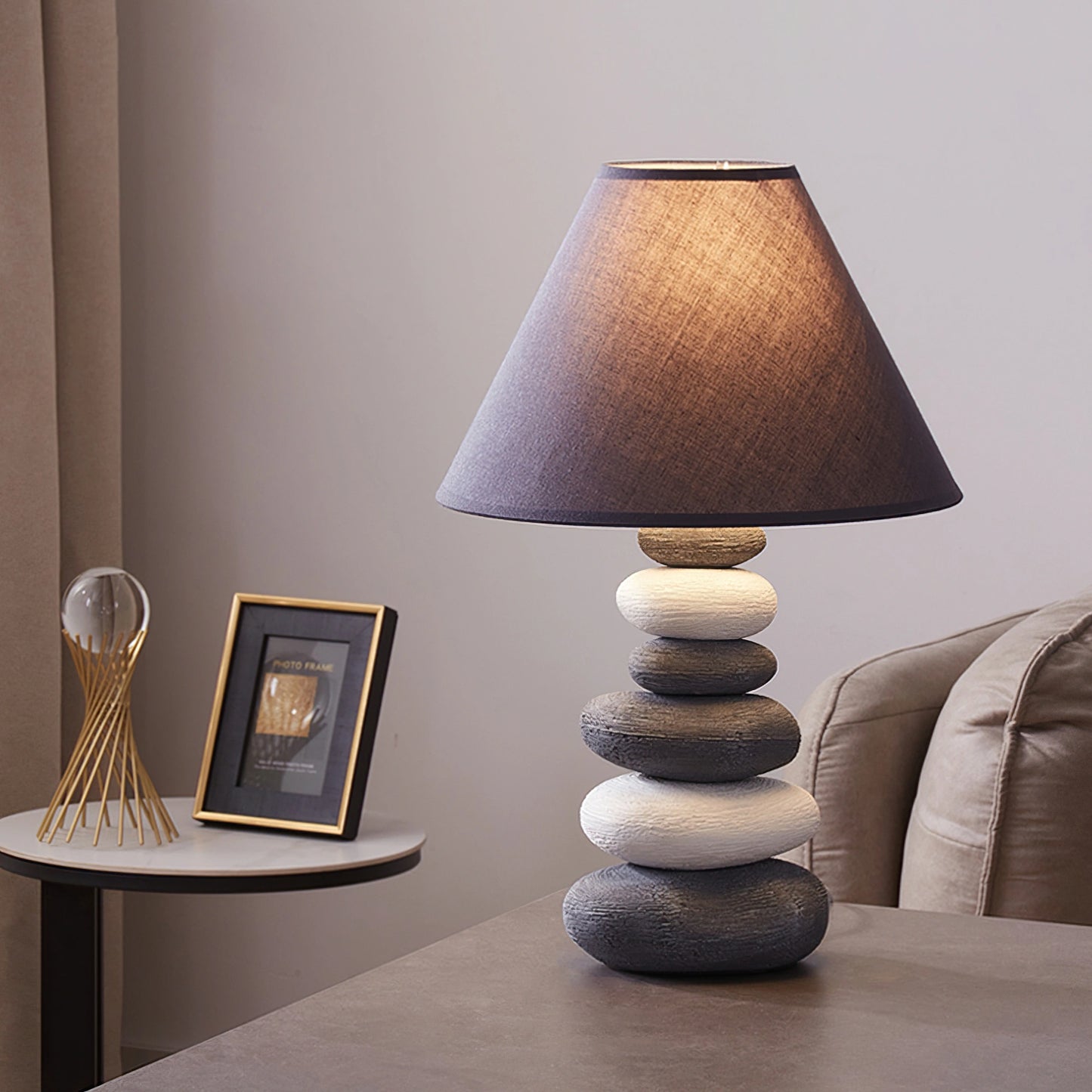 Ceramics Stacked Table Lamp