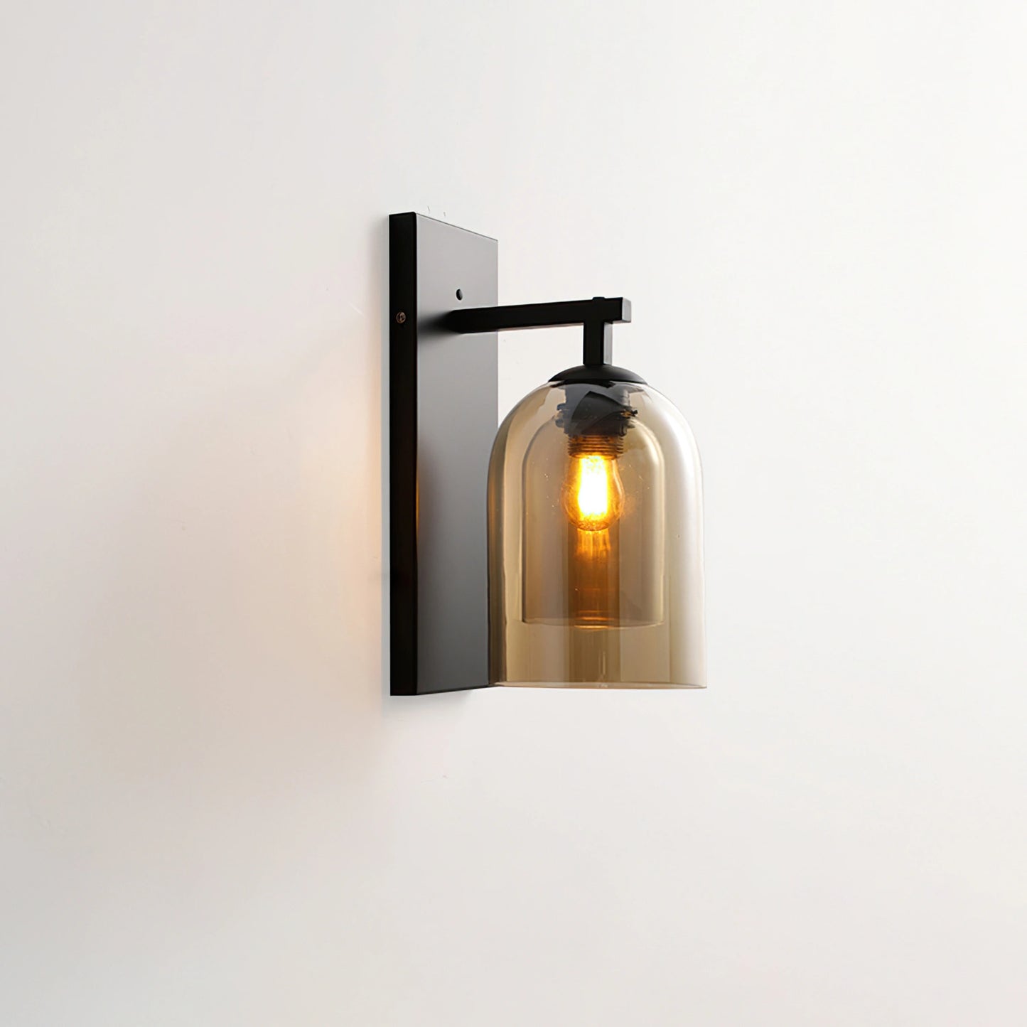 Double Glass Wall Light