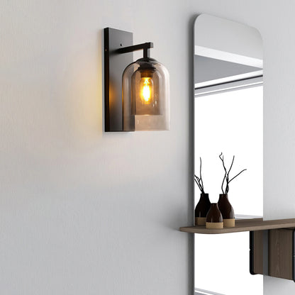 Double Glass Wall Light