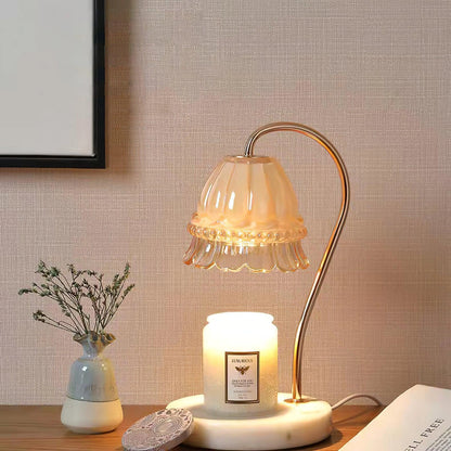 Lily Marble Warmer Table Lamp