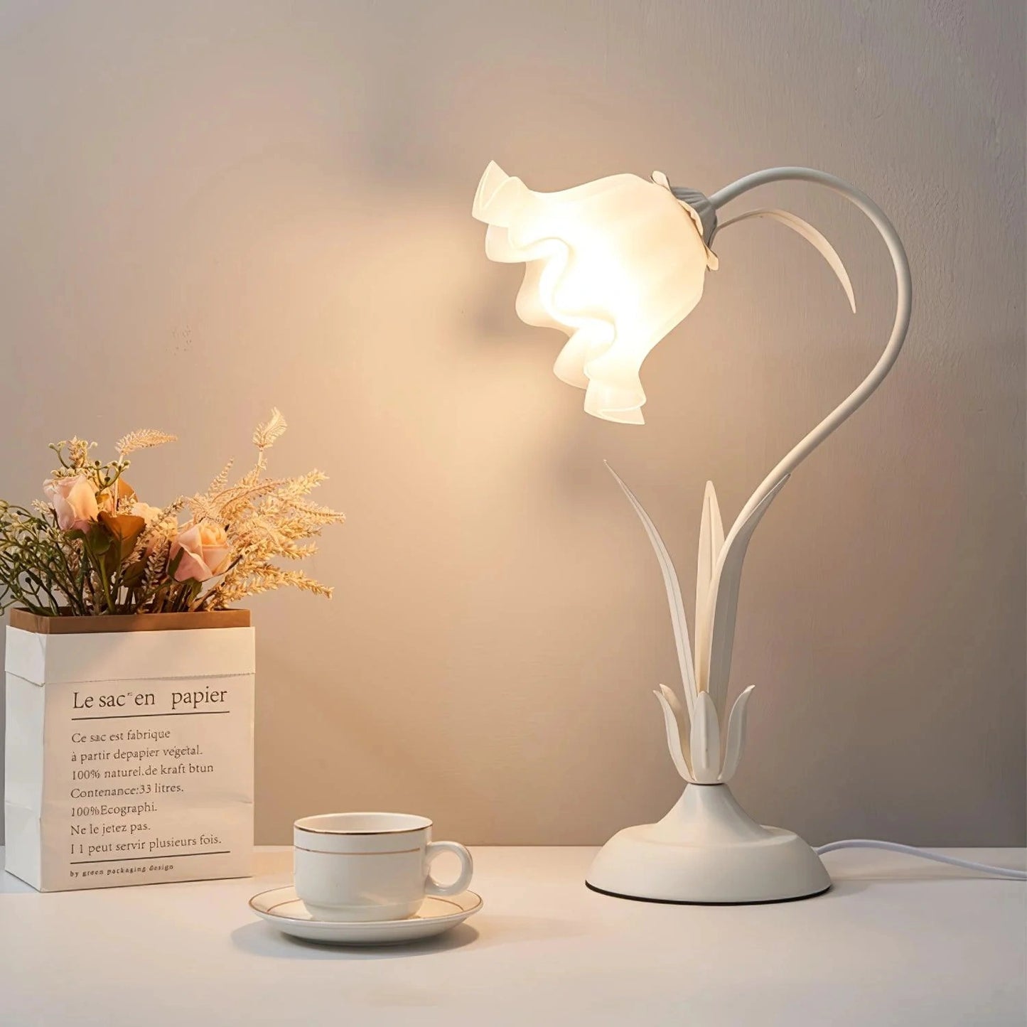 Lily of the Valley Table Lamp